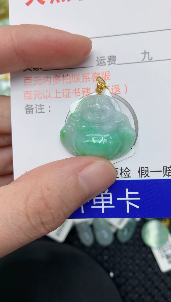 【闪购商品】翡翠颈饰18K金镶嵌11111111