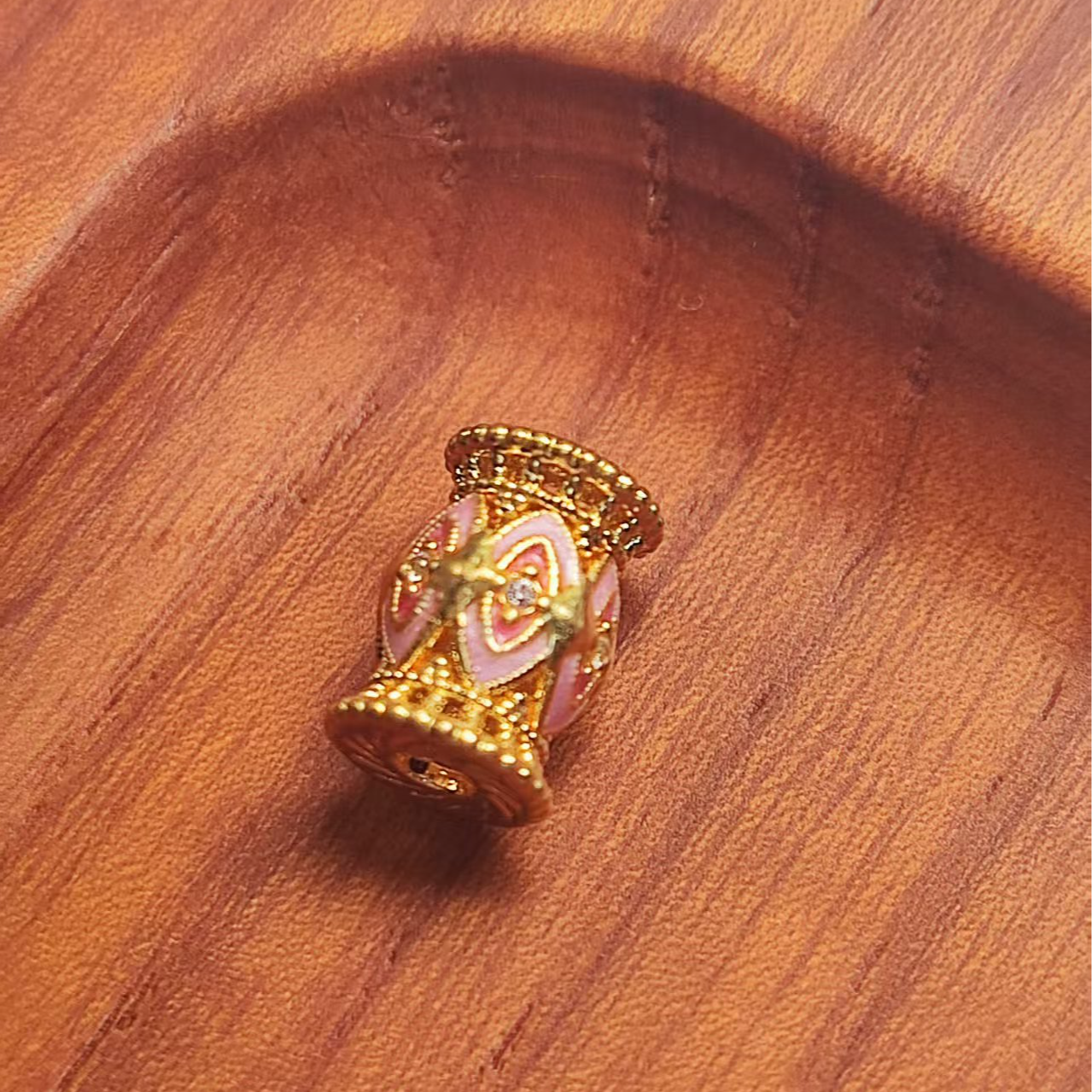 足金999  精品国潮点钻桶珠配件