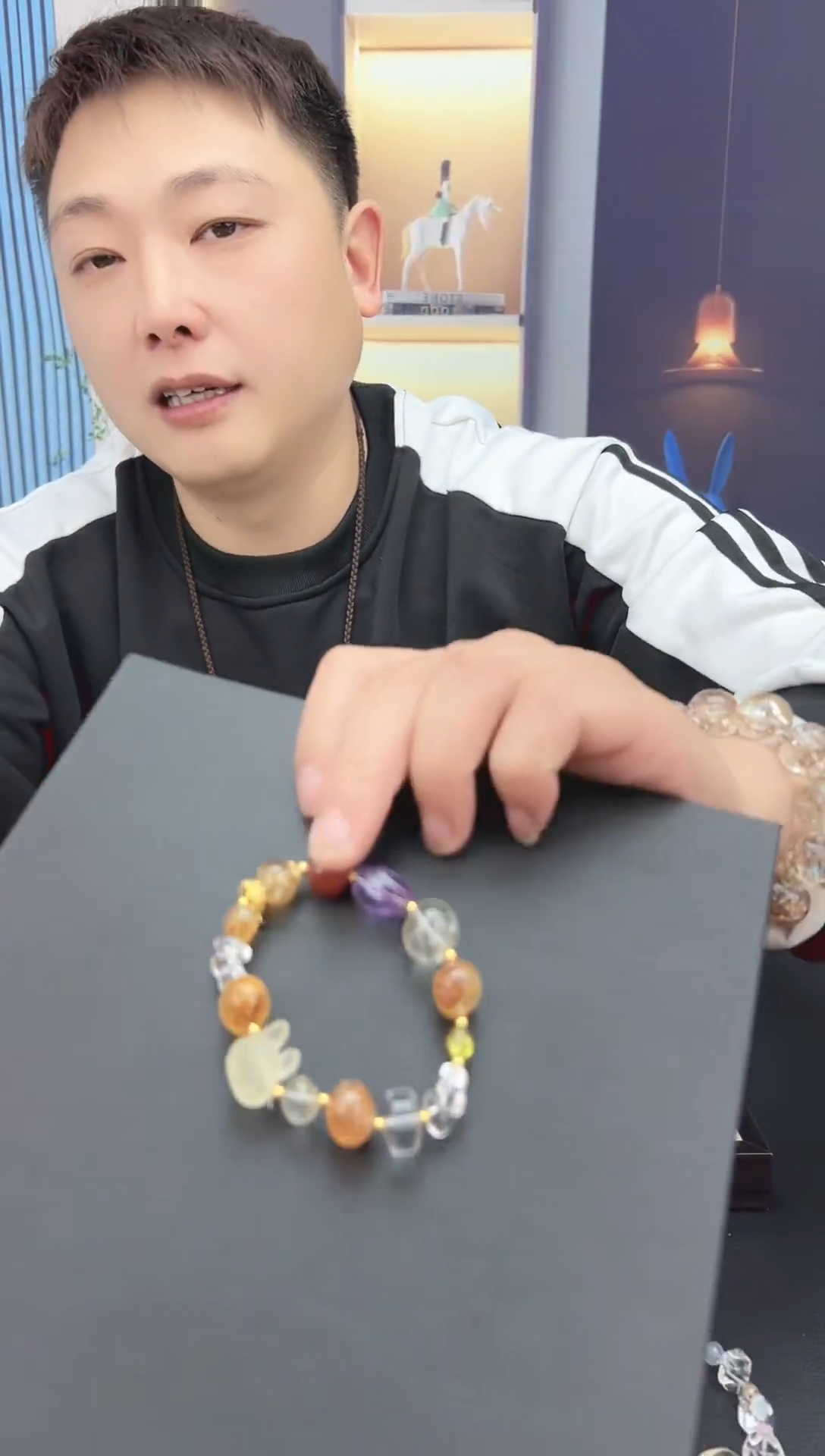 未镶嵌手链水晶天然多宝手链S11111