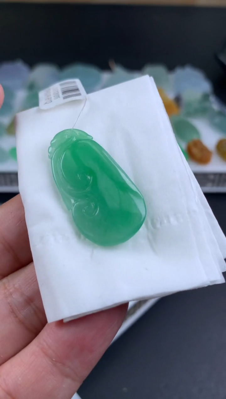 【闪购商品】定制翡翠未镶嵌如意多样性发一件