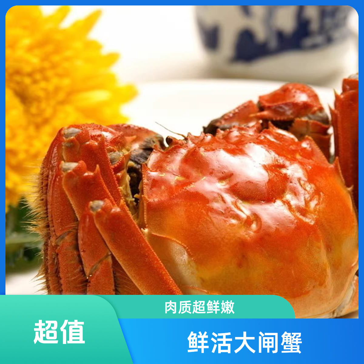 【活蟹】江苏大闸蟹 公蟹4.5-4.2两 母蟹3.5-3.2两 8只送2只 京东顺丰冷链
