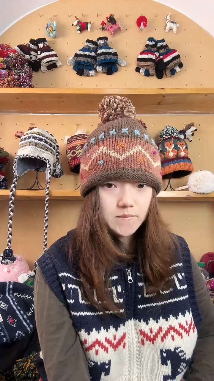 羊毛百分百纯手工帽子