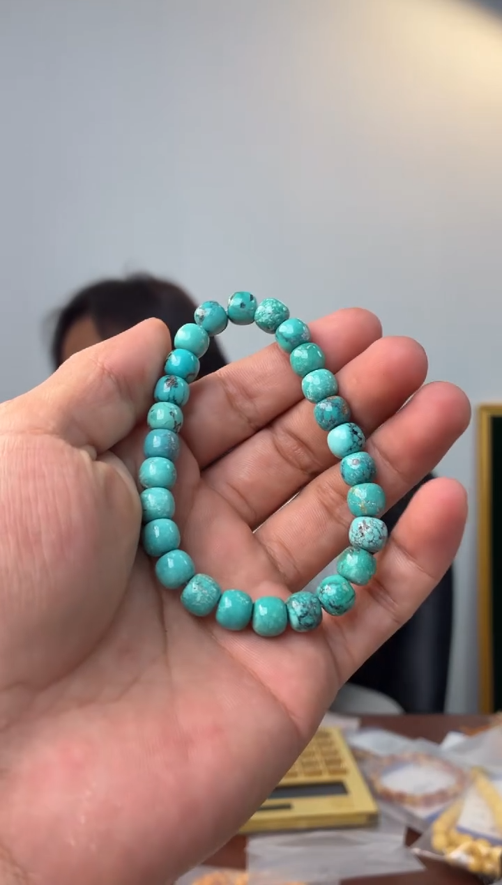 未镶嵌绿松石手串噶玛珠宝