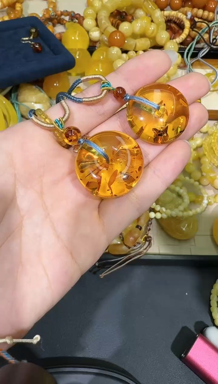 【闪购商品】琥珀颈饰未镶嵌X0116-1195-235多样性一件