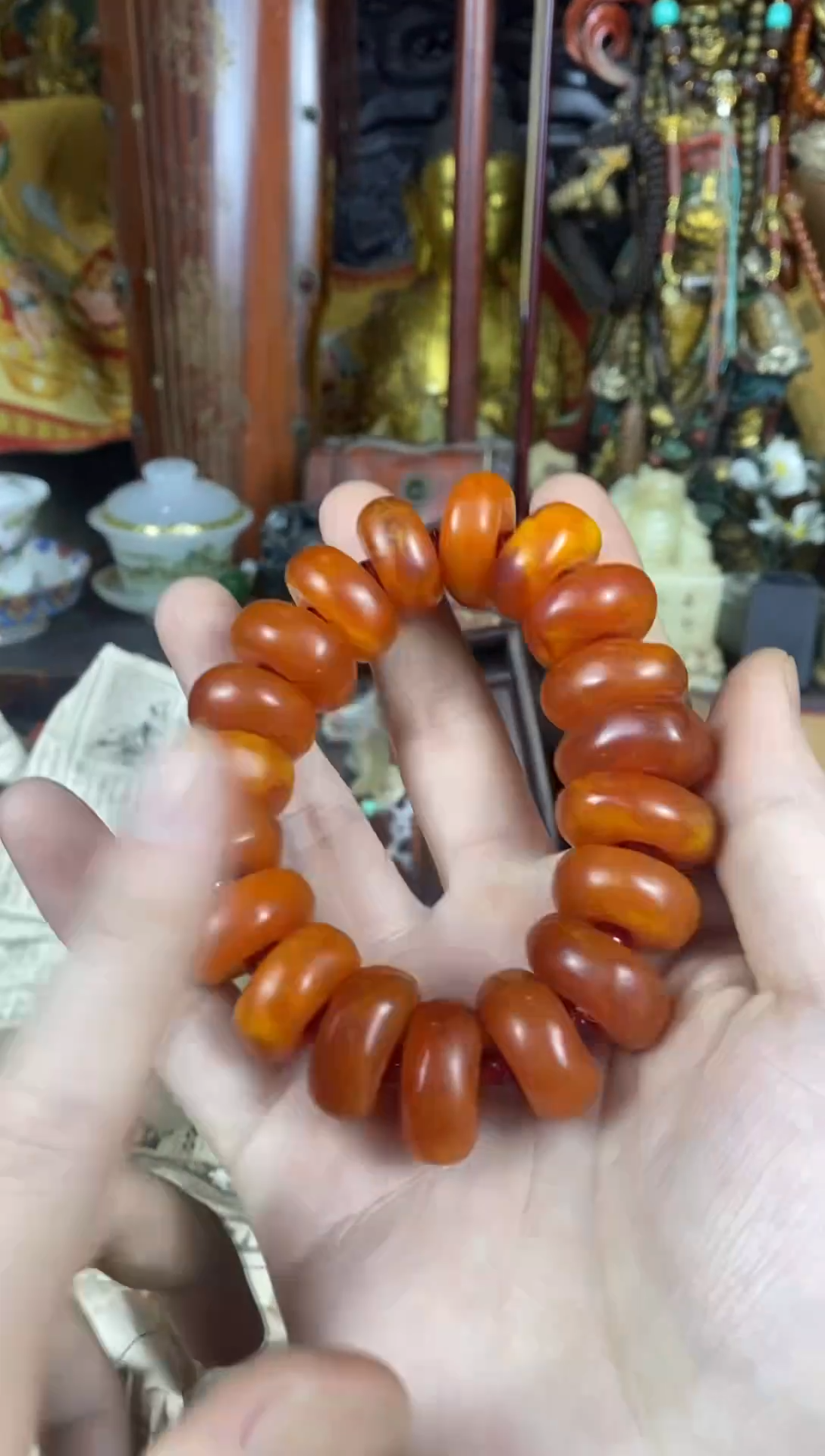 【闪购商品】蜜蜡手链未镶嵌50（收到货有问题联系客服）