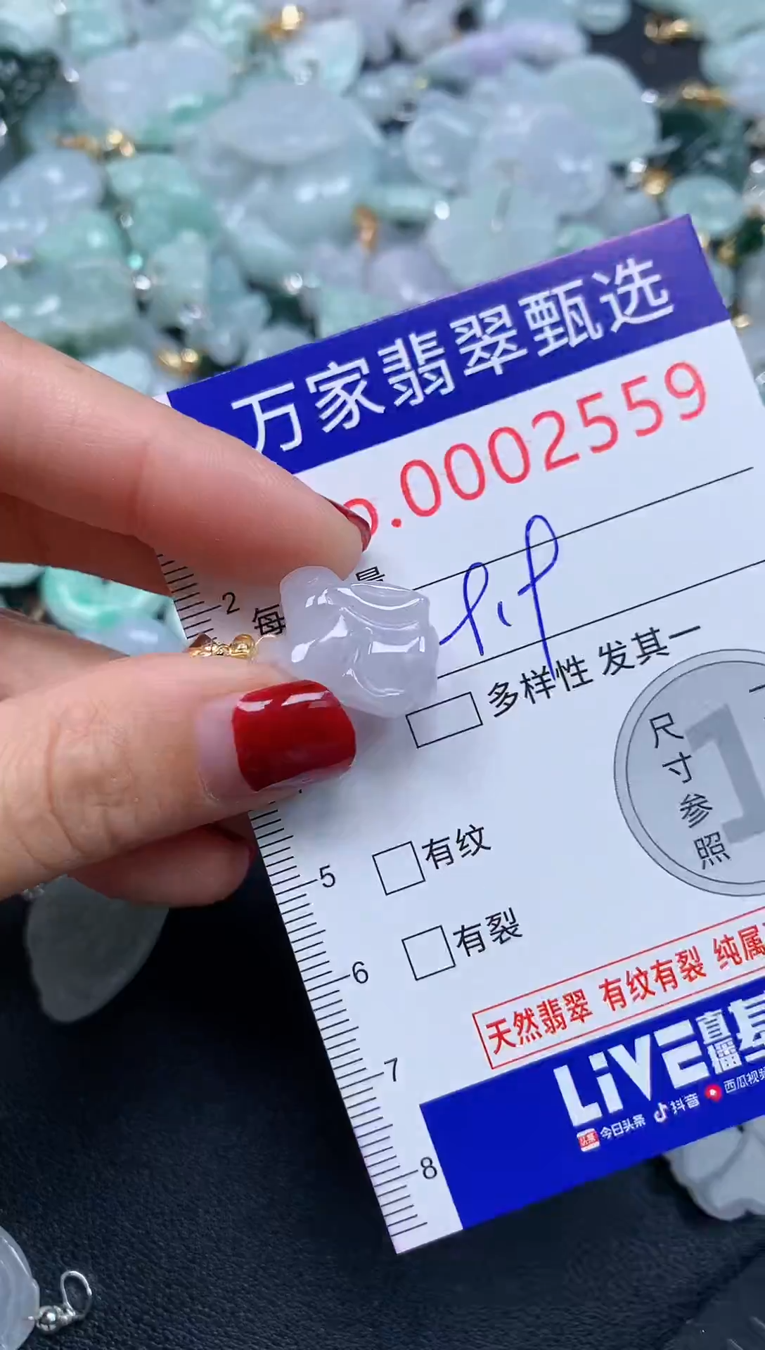 吊坠(不含链)未镶嵌翡翠2559