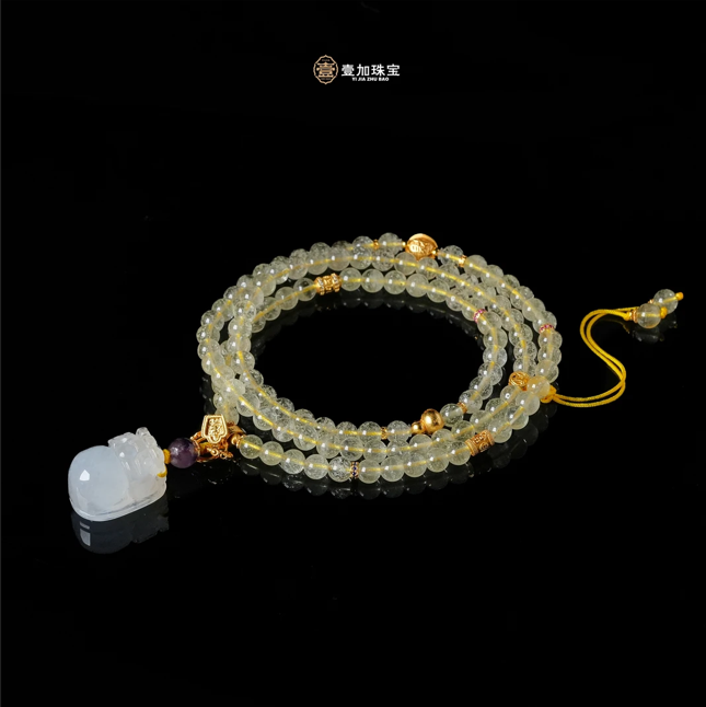 壹加林妹妹|手工设计利比亚水晶108多样性发一8331LM