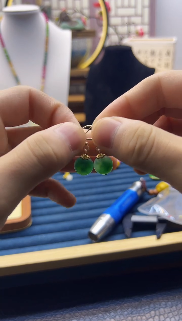 【闪购商品】翡翠颈饰14K金镶嵌E363