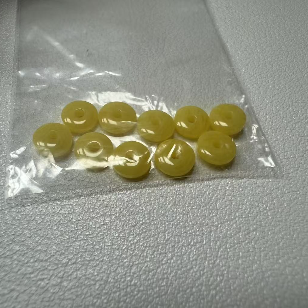 仿琥珀隔片6mm一共十片