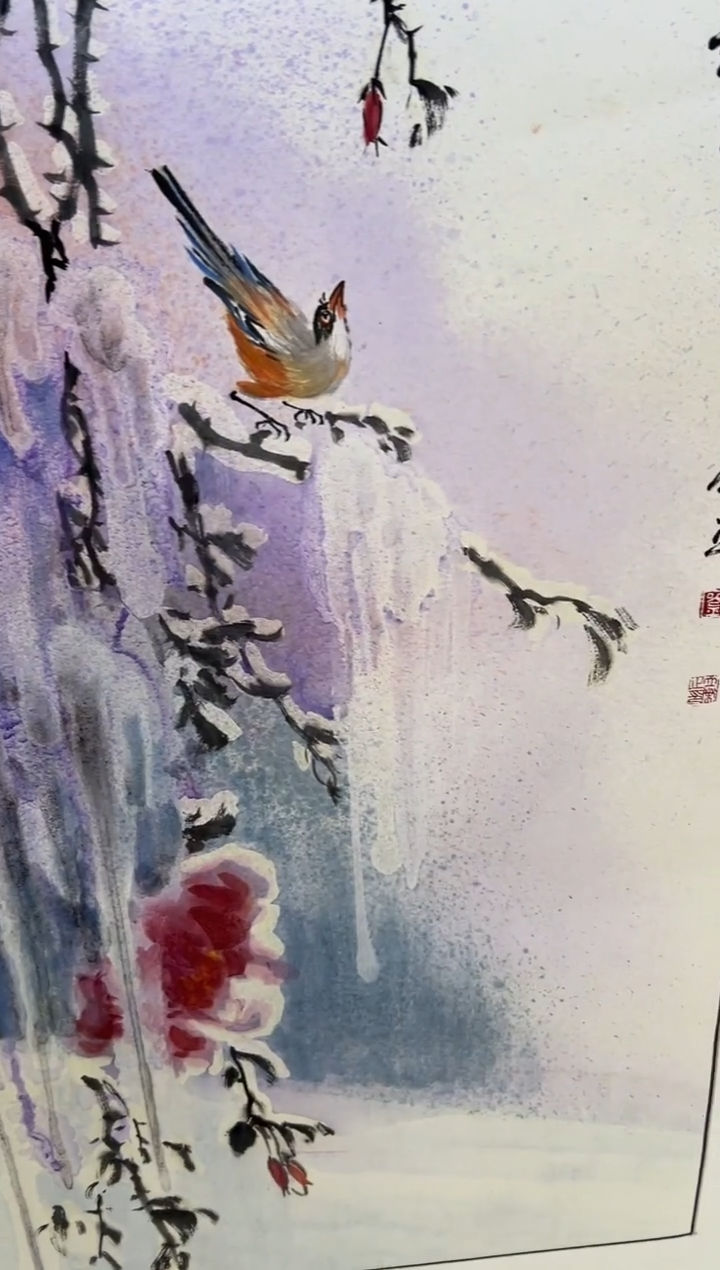 国画刘立荣亲笔绘画手绘作品D1