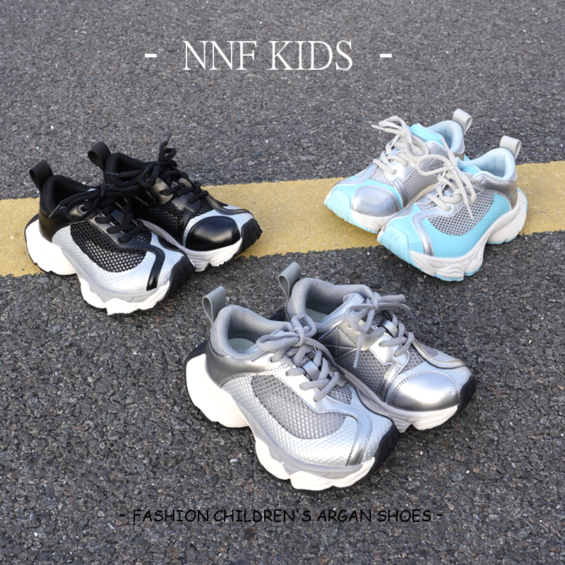 2025夏季亲子款儿童运动老爹鞋网面透气时尚百搭潮流童鞋25TS520D