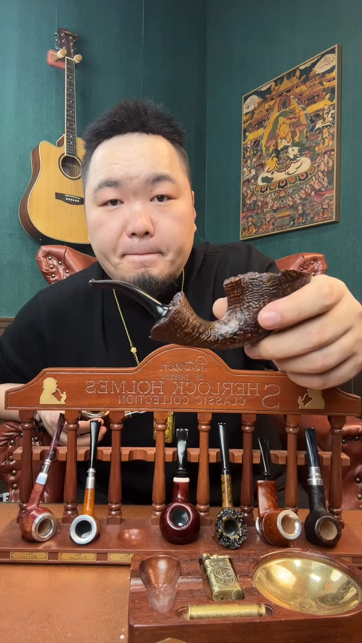 石楠木用****6意大利进口石楠木烟斗