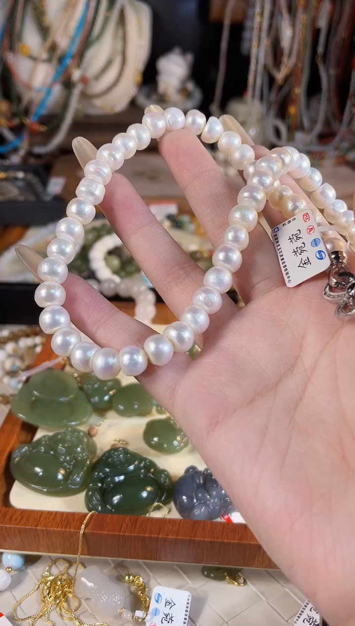 【闪购商品】淡水珍珠项链未镶嵌多样性发货其一
