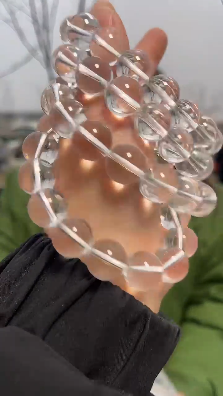 【闪购商品】水晶手链未镶嵌天然AA手串多样性发一14mm