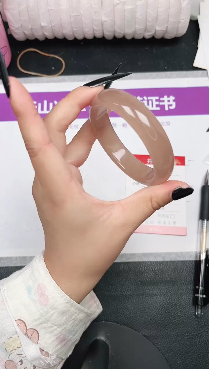 未镶嵌手镯石英质玉129-54
