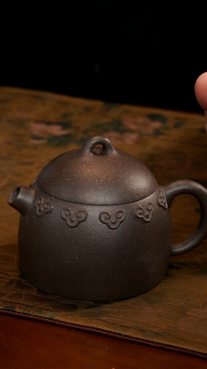 茶壶紫砂天青如意秦权壶