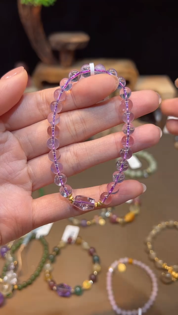 水晶手链未镶嵌手饰@@F5346