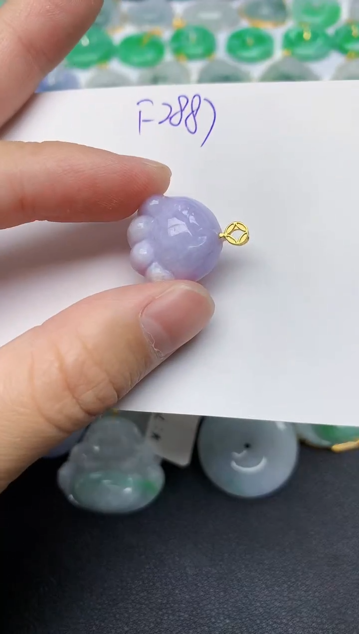 颈饰未镶嵌翡翠天然缅甸A货翡翠百元以上9元证书费自理