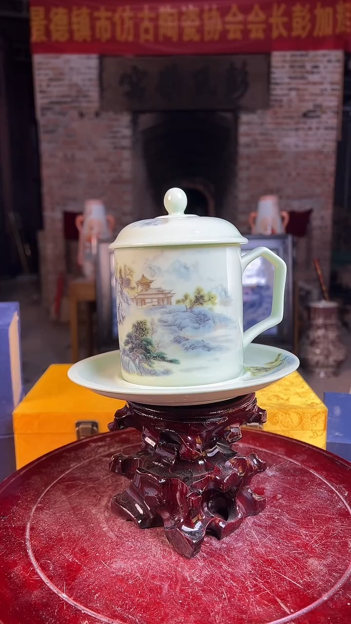 杯子陶景德镇陶瓷杯