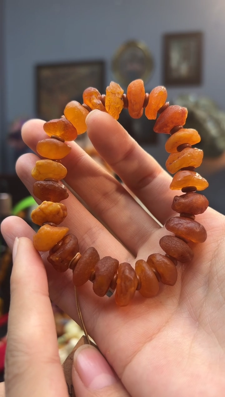 手串琥珀未镶嵌手串