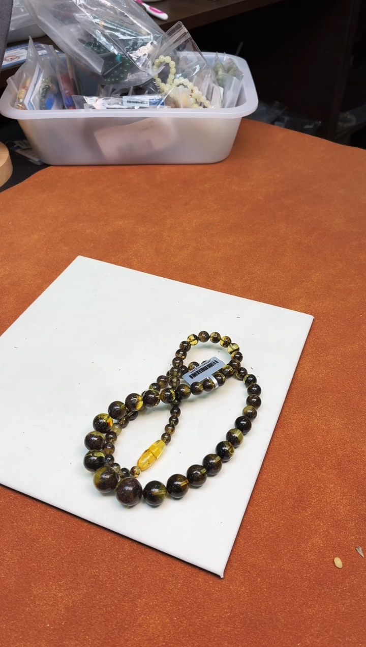 蜜蜡项链未镶嵌Q10多样性其一