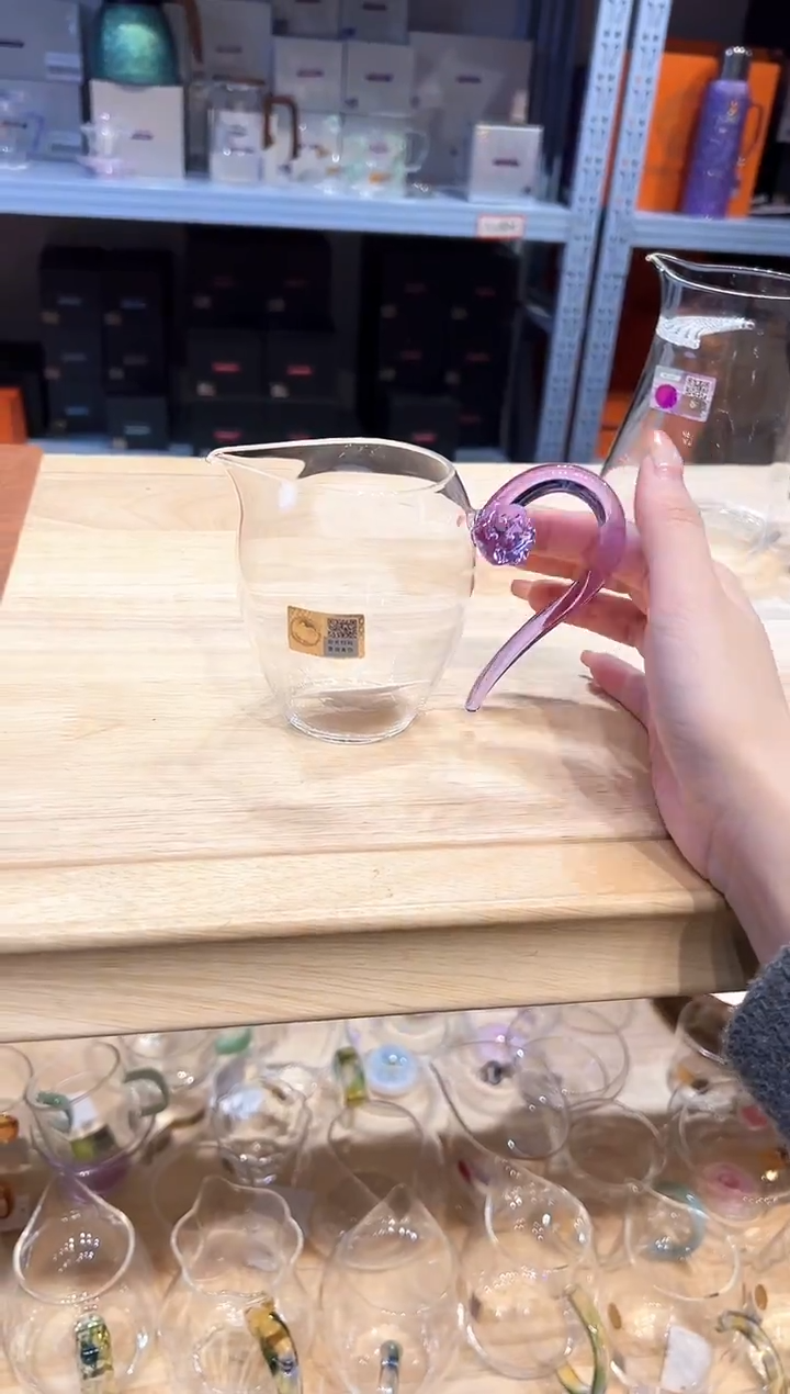 禾器怡莲公道杯浅紫色