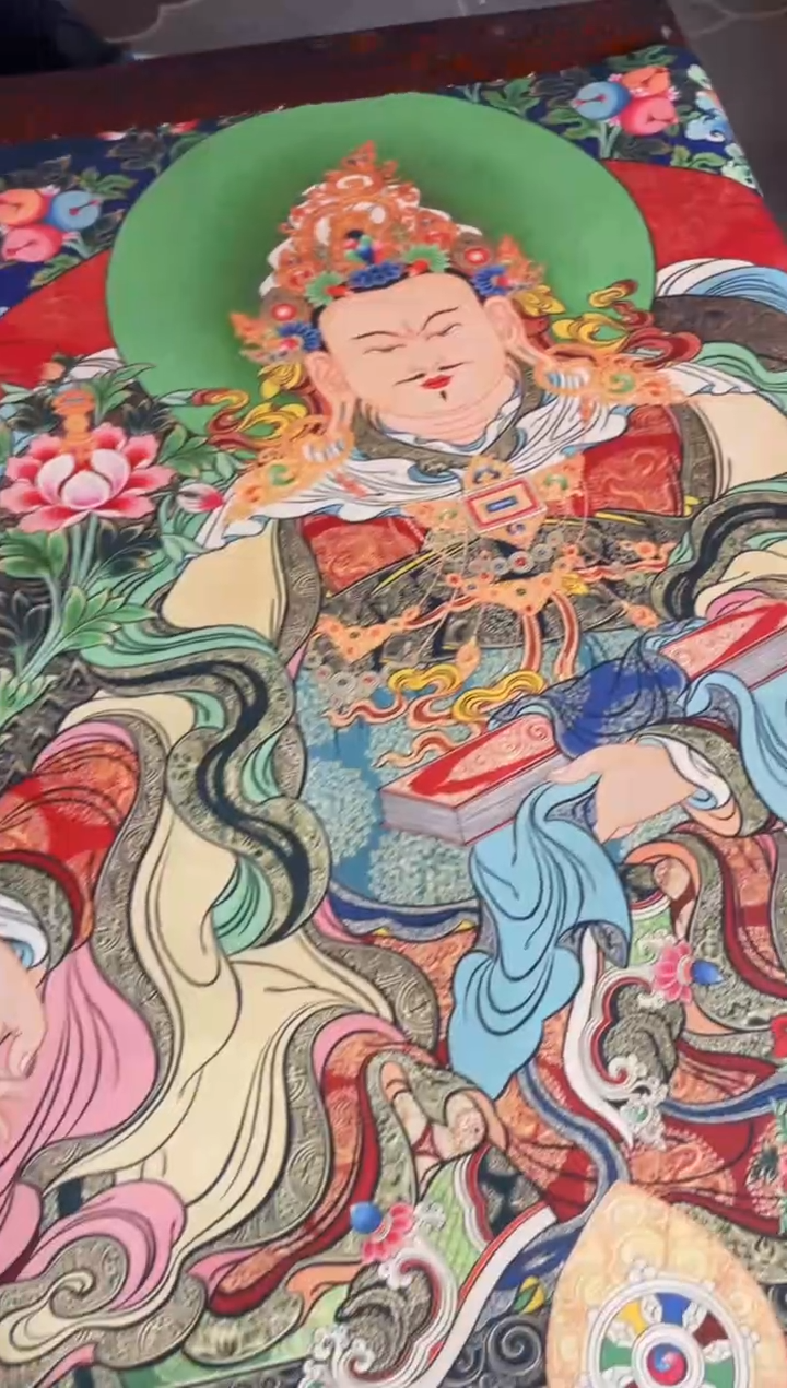 卷轴画手绘唐卡025