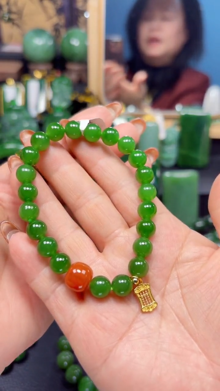 【闪购商品】和田玉（碧玉）手串未镶嵌1
