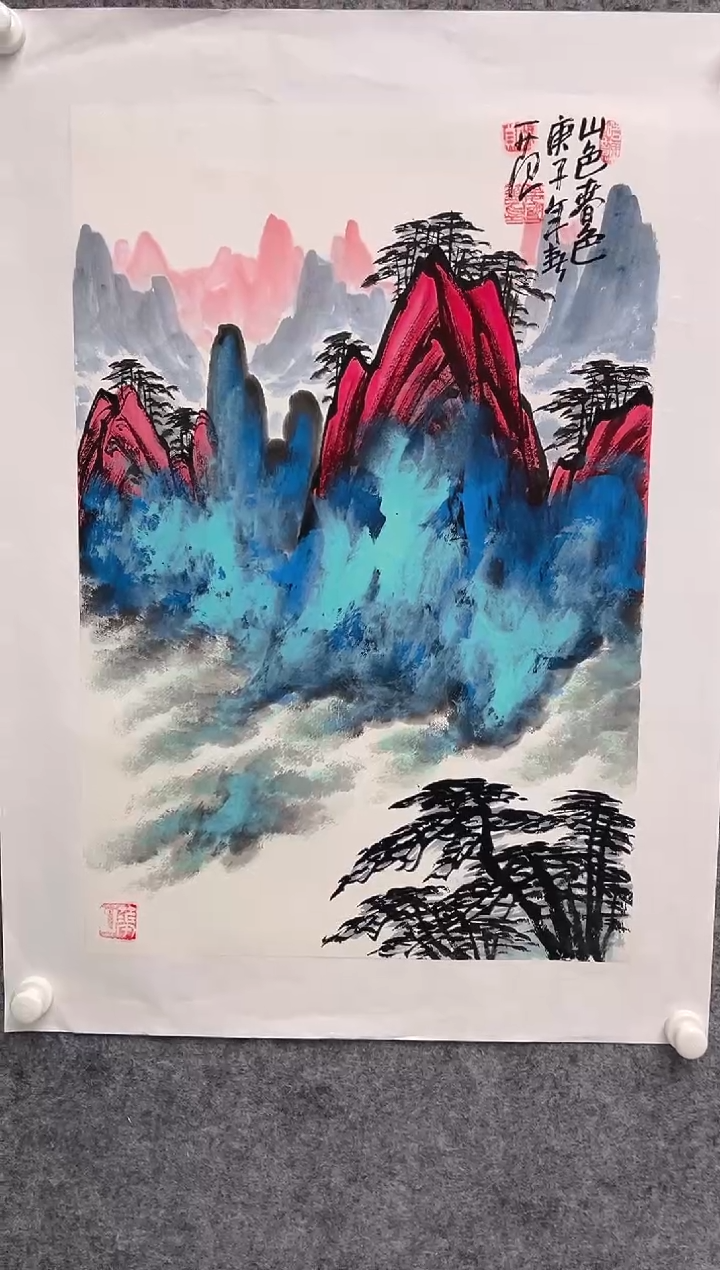 【闪购商品】绘画姜国华-2.7平尺-国画作品