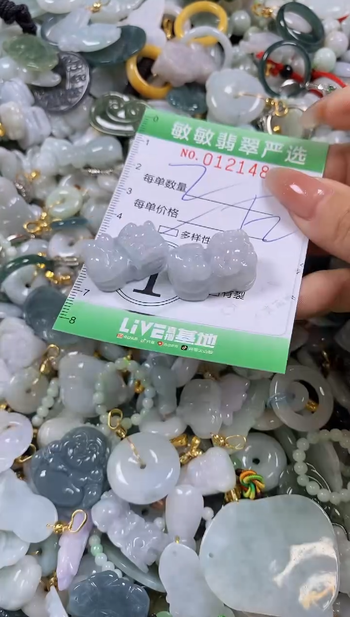 【闪购商品】翡翠颈饰未镶嵌闪购0121485多样性发其一