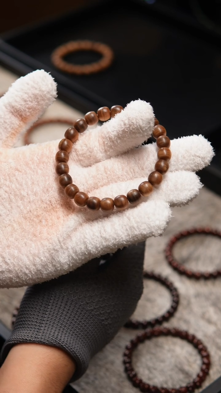 【闪购商品】檀香木手串/手链9mm单圈