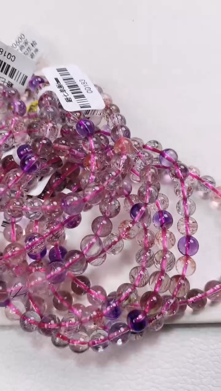 【闪购商品】水晶手链未镶嵌6mm+多人多样性发其一