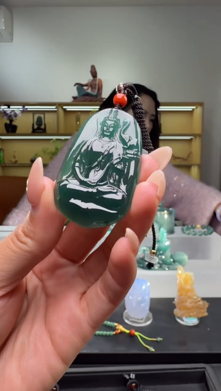 吊坠(不含链)未镶嵌翡翠普贤