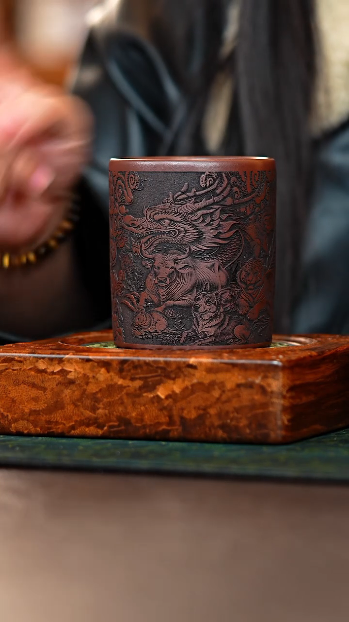 茶杯紫砂十二生肖