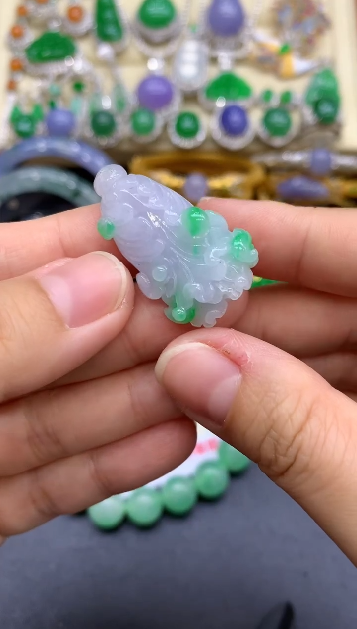 颈饰未镶嵌翡翠50-中国好珍宝