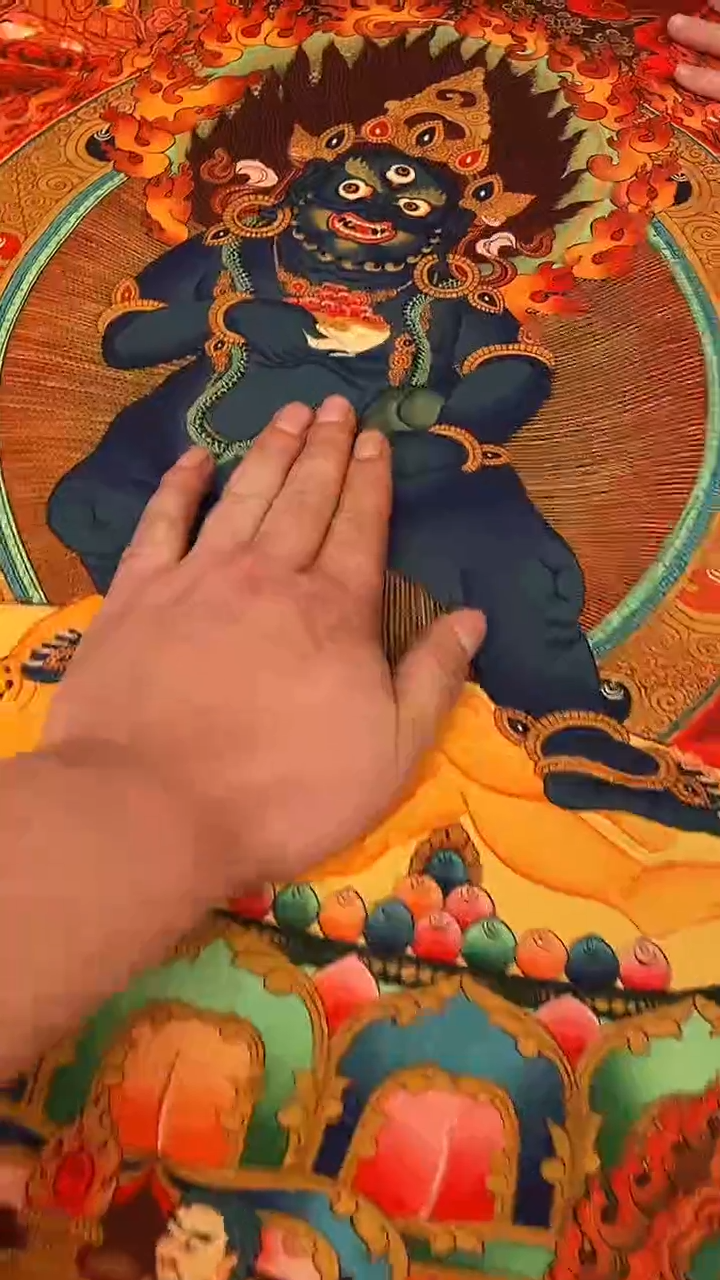 装裱画精美唐卡tk16174