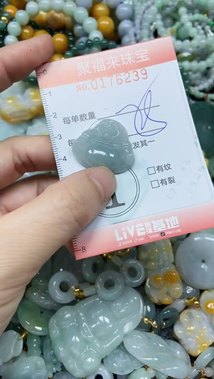 翡翠未镶嵌颈饰闪购0176239
