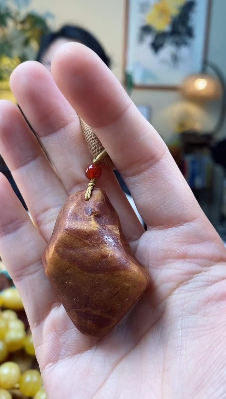 【闪购商品】琥珀颈饰未镶嵌吊坠