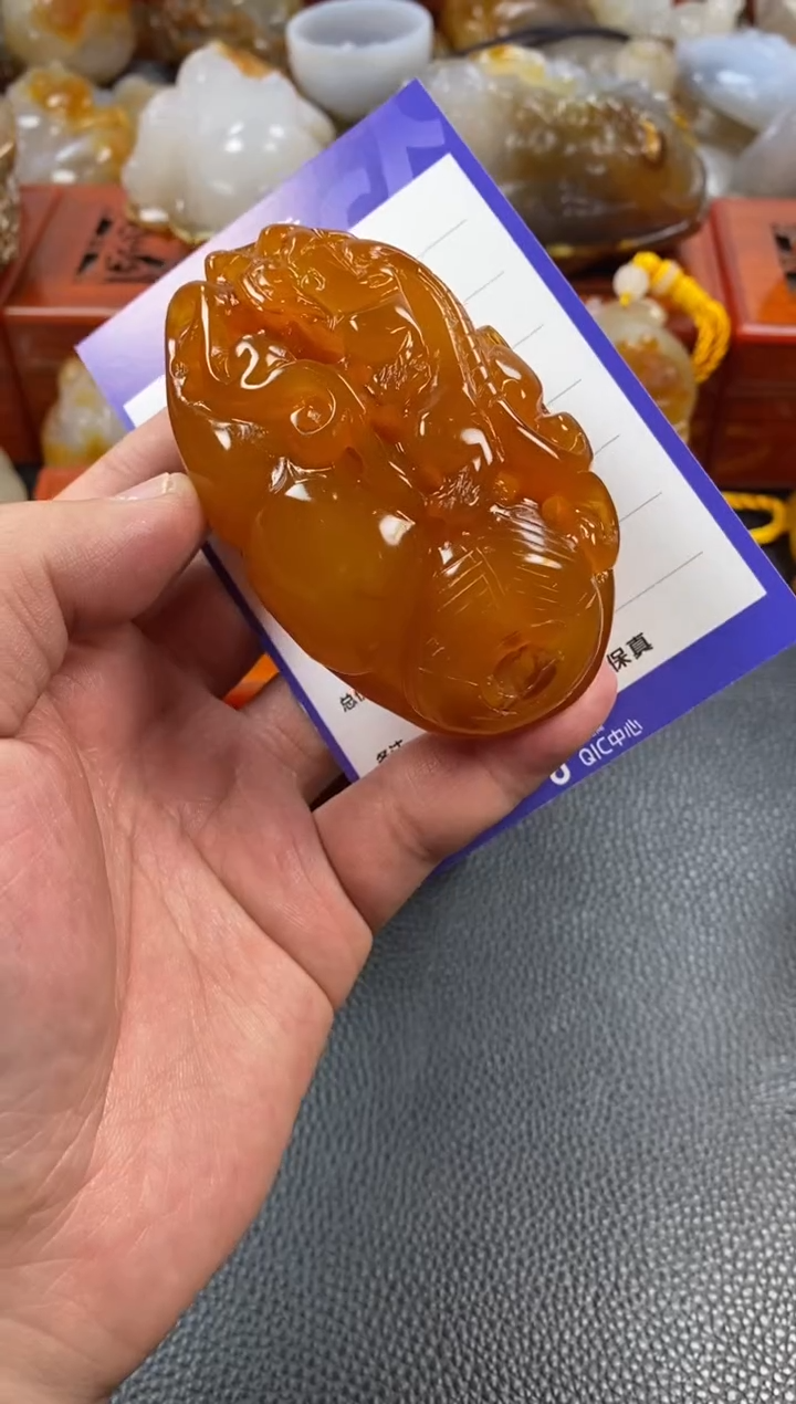 【闪购商品】玛瑙/玉髓手把未镶嵌1