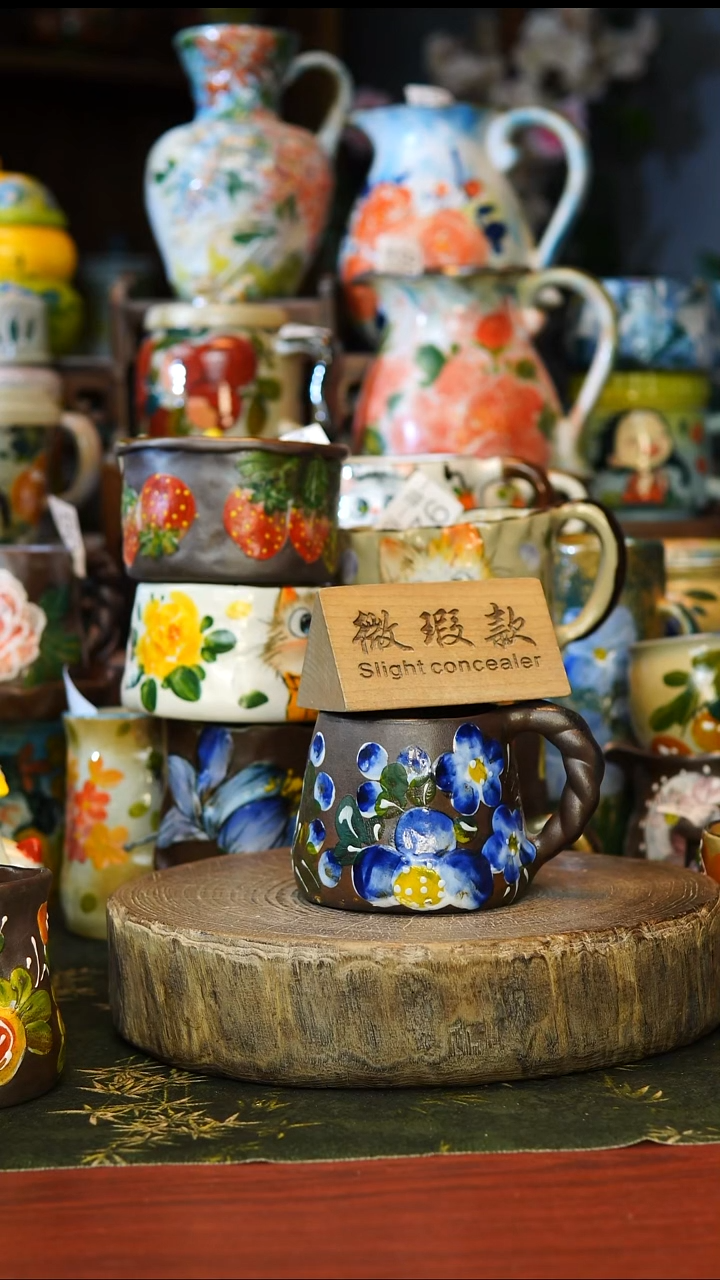 陶瓷98景德镇手工手绘釉下彩