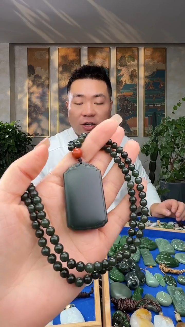 颈饰未镶嵌和田玉拍一发一多样性发货