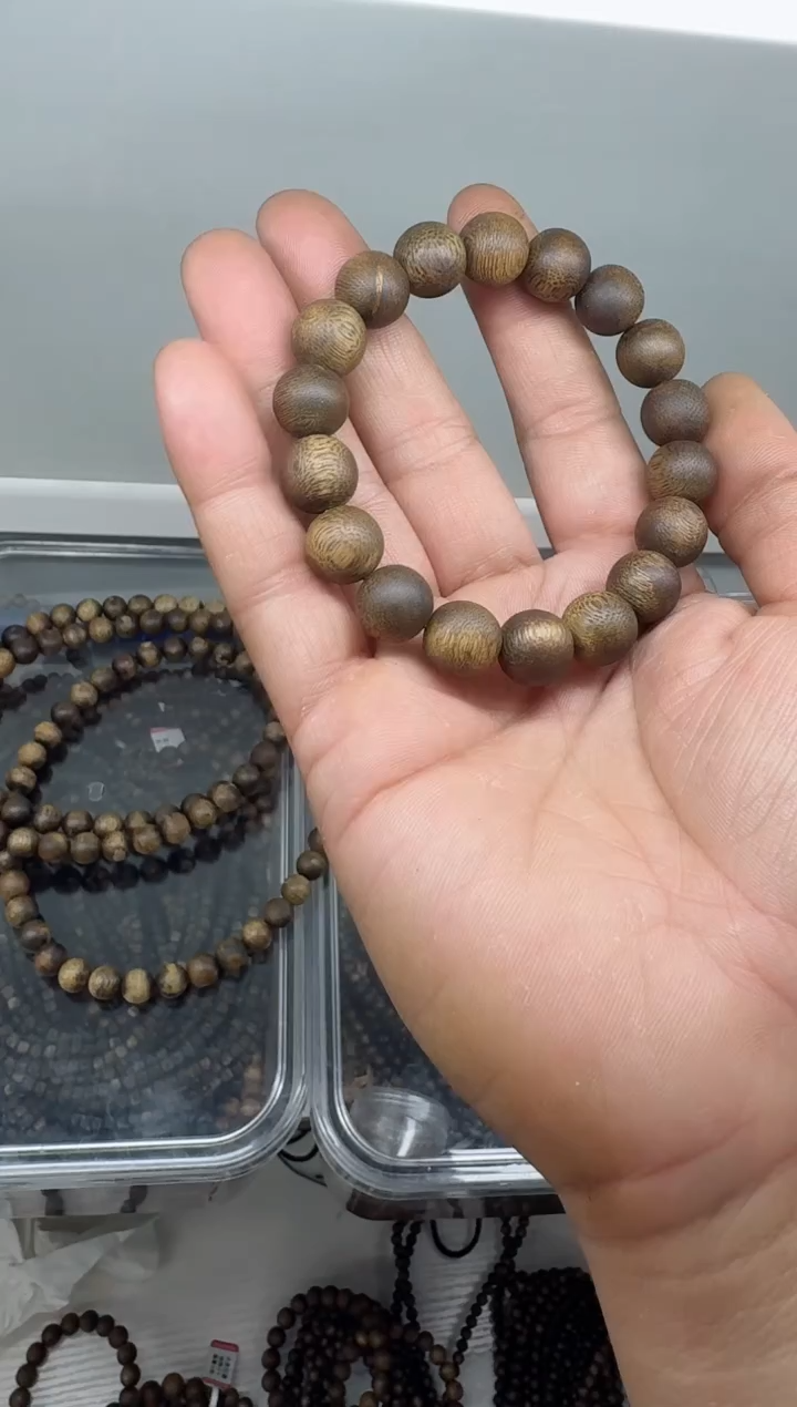 【闪购商品】沉香手串乌身1.2规格单圈13克