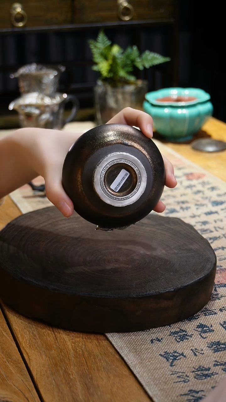 【闪购商品】福器艺术定制黑陶蛇杯