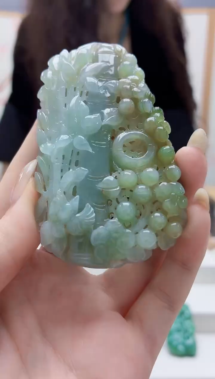 未镶嵌定制翡翠4829jw-毛货挂件43