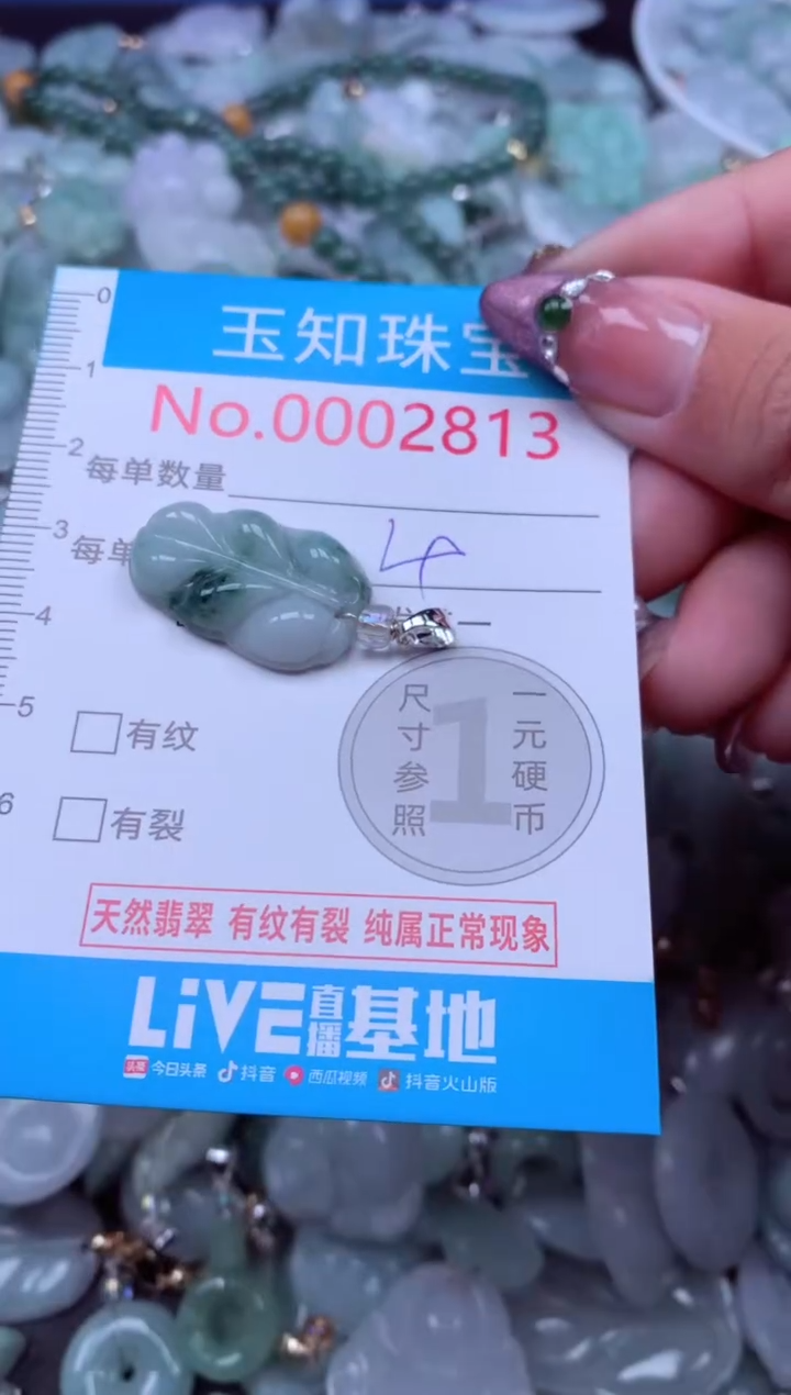 吊坠(不含链)未镶嵌翡翠2813