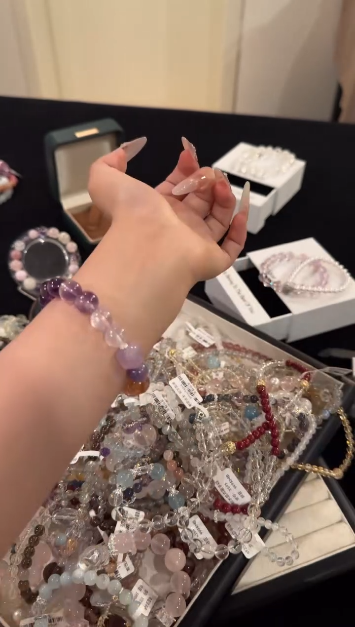 水晶手链合金紫水晶x1641