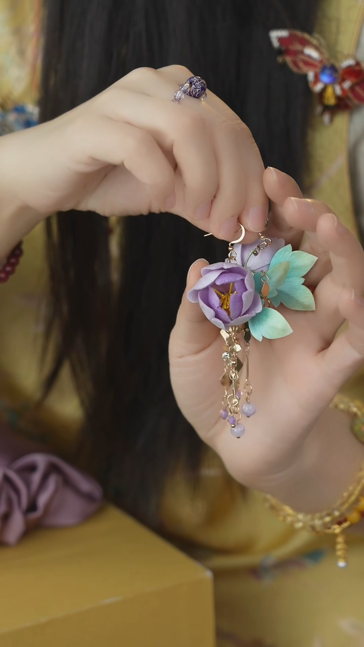 刺绣闪购纯手工非遗国风饰品