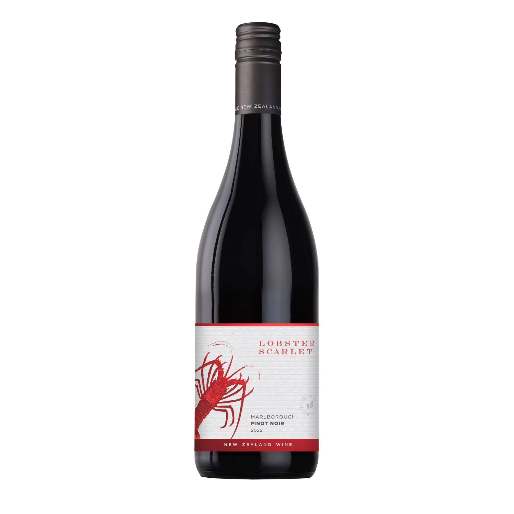 大笼蝦马尔堡黑皮诺干红葡萄酒750ml12.5%