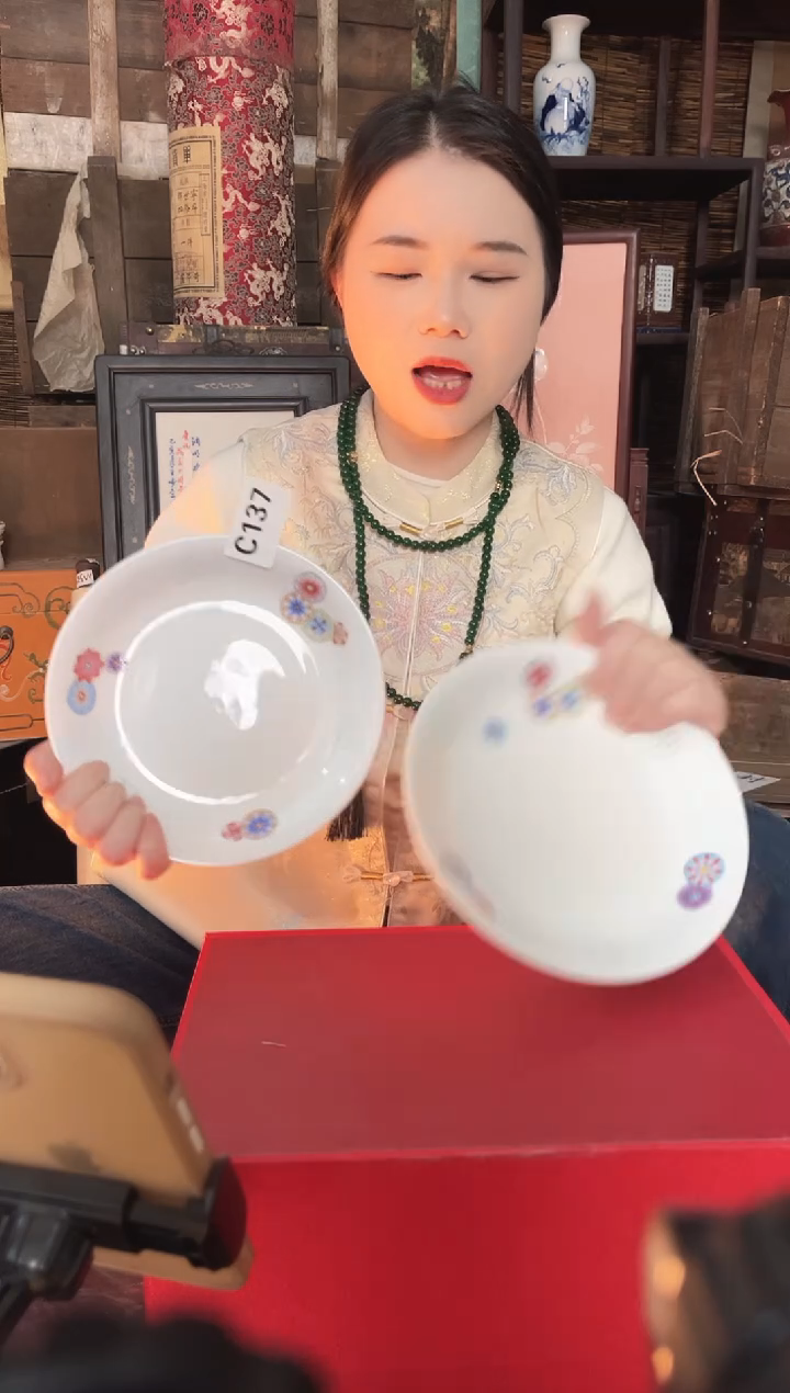 陶景德镇陶瓷摆件C137