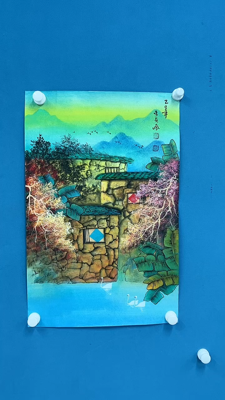 【闪购商品】国画2.15-甄选-王夫怀四尺三开20